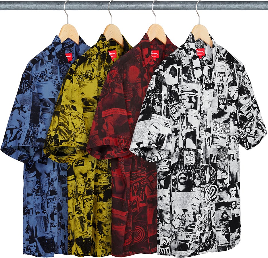 supreme 18ss vibrations rayon shirt キムタク