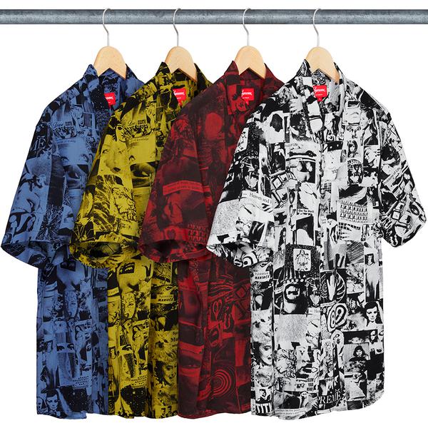 Supreme Vibrations Rayon Shirt for spring summer 18 season