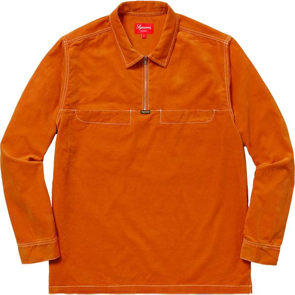 Details on Corduroy Half Zip Shirt None from spring summer
                                                    2018 (Price is $128)