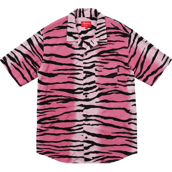 Supreme Tiger Stripe Rayon Shirt (SS18) - $128