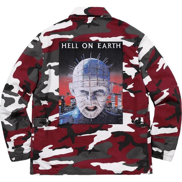 Details on Supreme Hellraiser BDU Shirt None from spring summer 2018 (Price is $228)