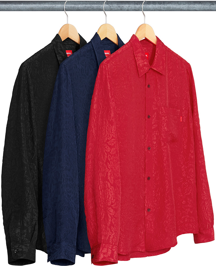 SUPREME Jacquard Silk Pajama Shirt