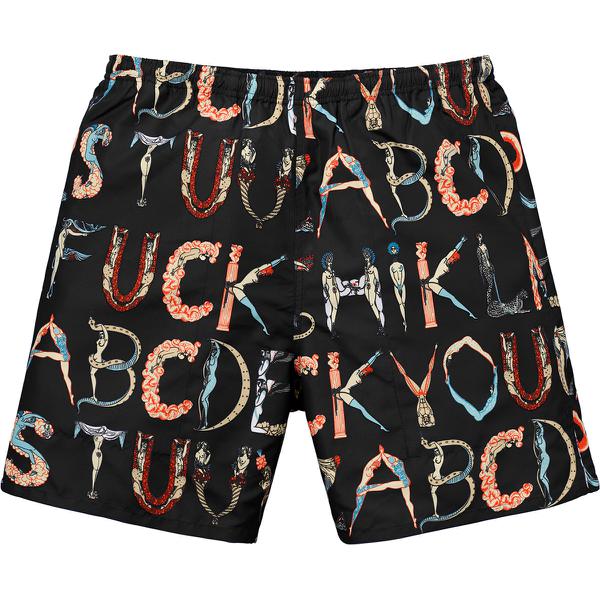 Details on Alphabet Water Short None from spring summer
                                                    2018 (Price is $118)