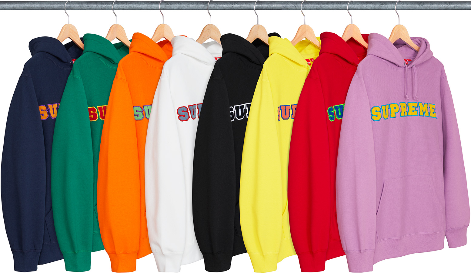 Supreme Cord Collegiate Logo Hooded Sweatshirt Outlet, 51% OFF 
