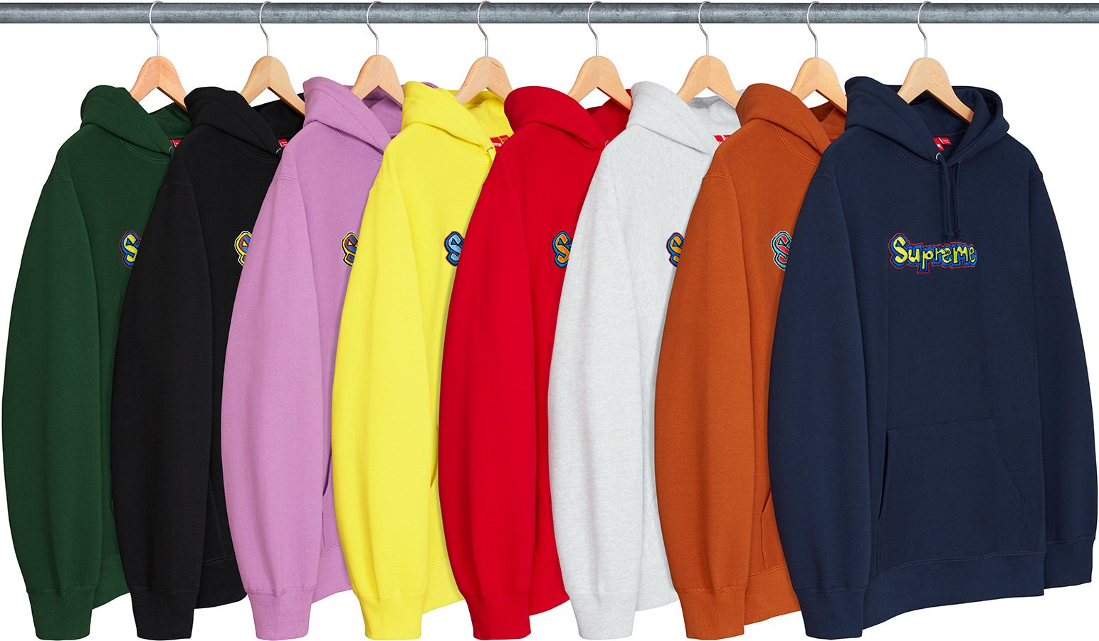 Gonz Logo Hooded Sweatshirt - spring summer 2018 - Supreme