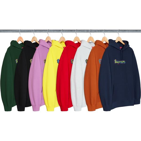 Supreme Gonz Logo Hooded Sweatshirt for spring summer 18 season