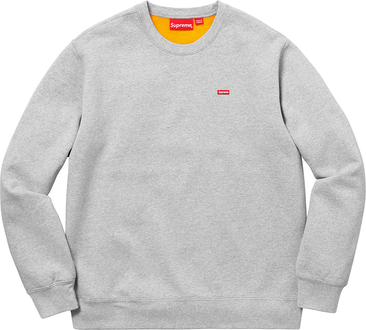 supreme contrast crewneck Navy M 2018 SS