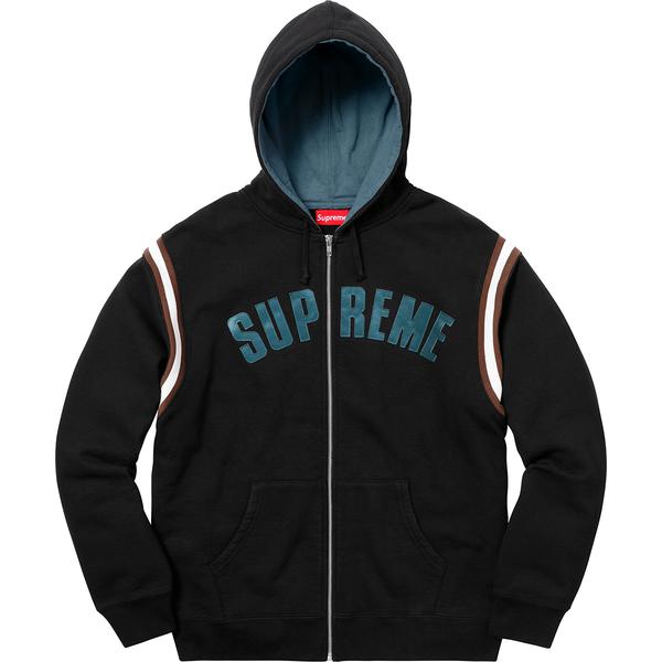 Details on Jet Sleeve Zip Up Hooded Sweatshirt None from spring summer
                                                    2018 (Price is $178)