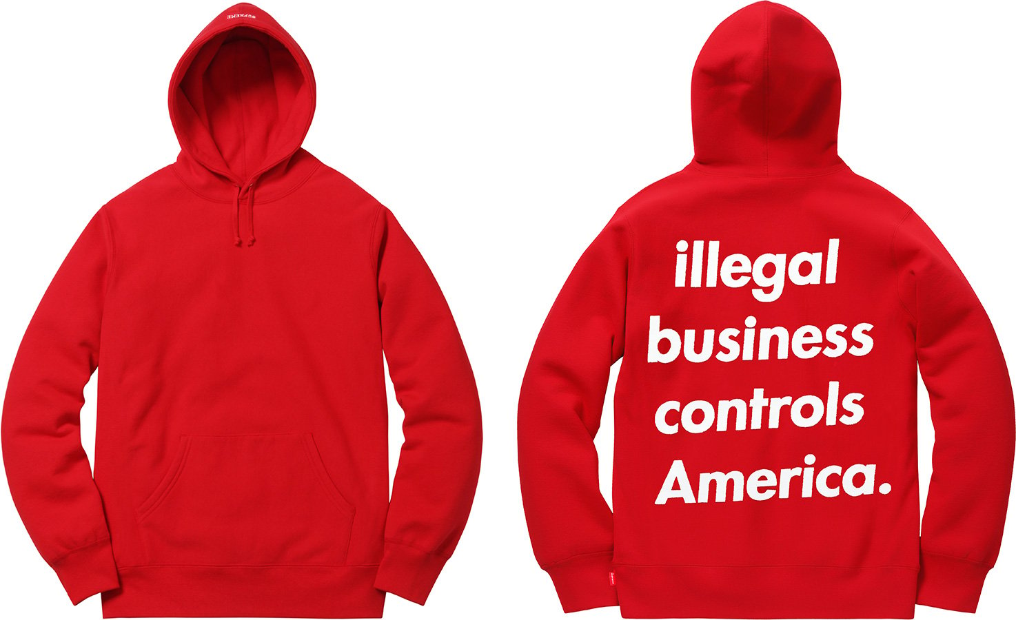 Illegal Business Hooded Sweatshirt - spring summer 2018 - Supreme