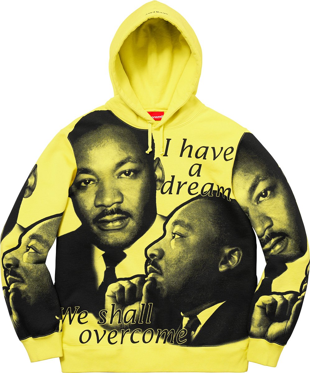 MLK Hooded Sweatshirt - spring summer 2018 - Supreme