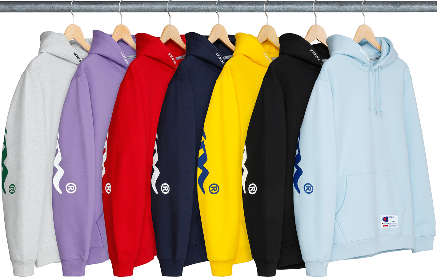 18ss Supreme Champion Hooded Sweatshirt-