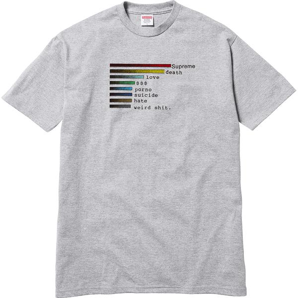 Details on Chart Tee from spring summer
                                            2018 (Price is $36)