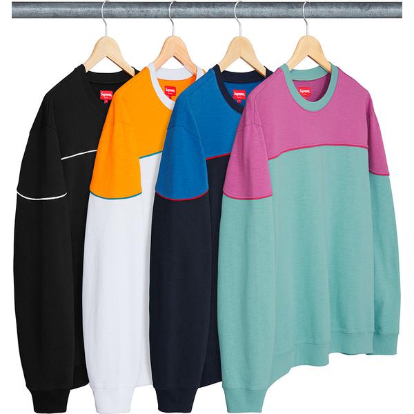 Supreme Yoke Piping L S Top released during spring summer 18 season