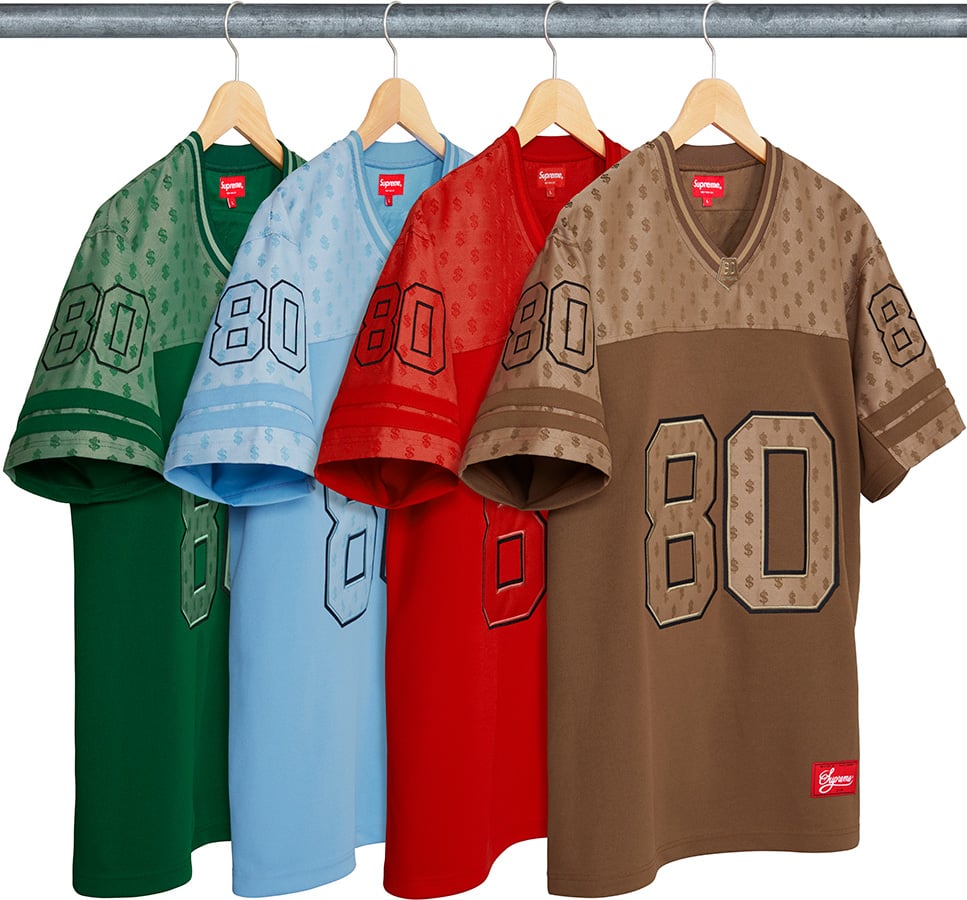 supreme football jersey