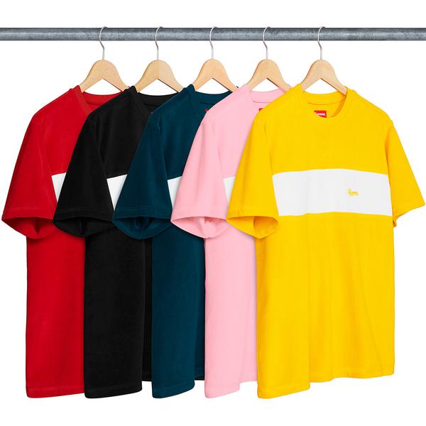 Supreme Chest Stripe Terry Top released during spring summer 18 season