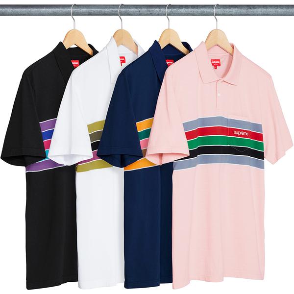 Supreme Chest Stripes Polo for spring summer 18 season