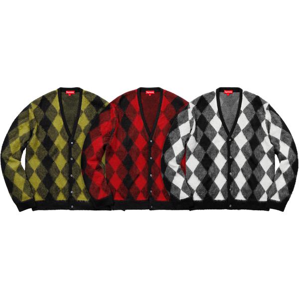 Supreme Brushed Argyle Cardigan releasing on Week 0 for spring summer 2018