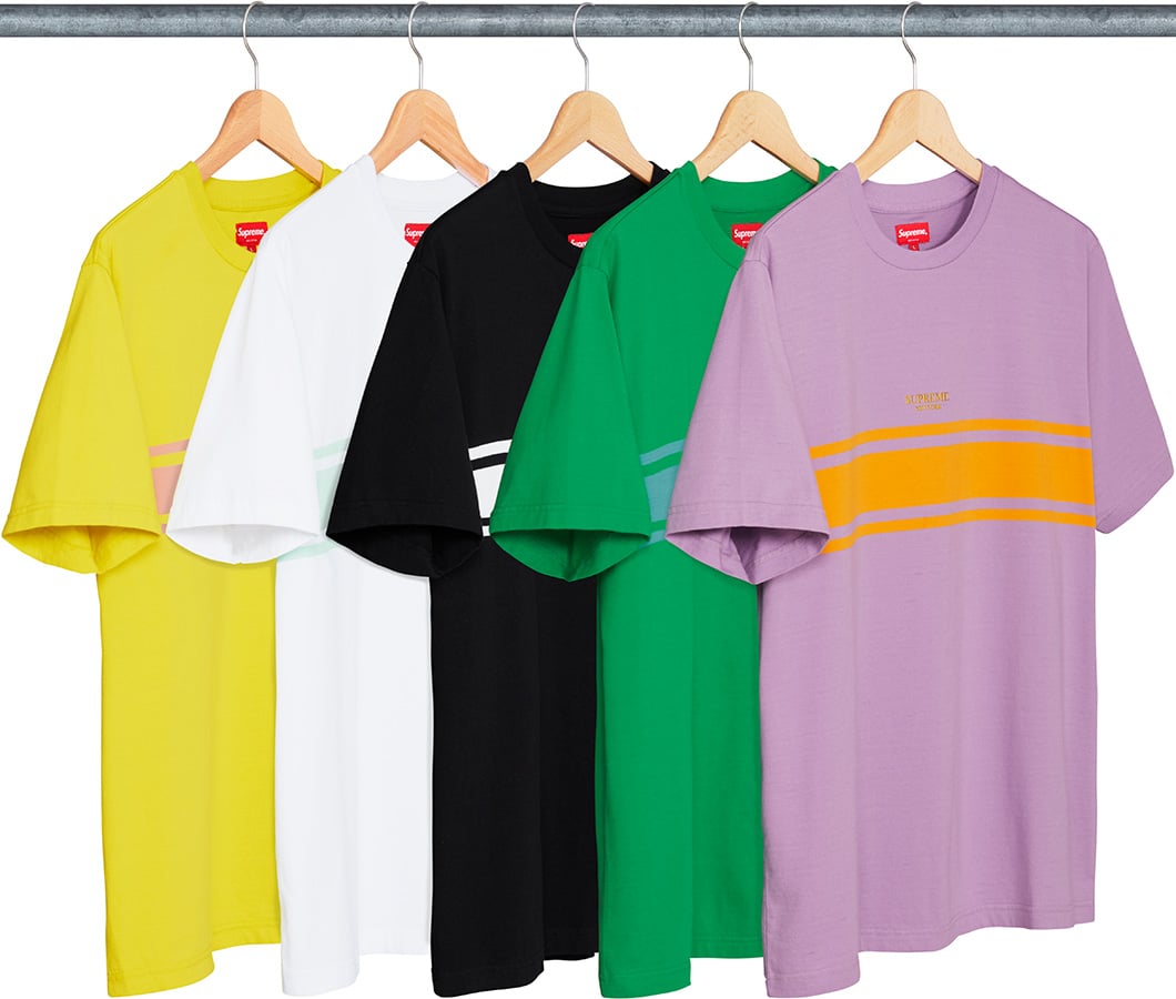 Stripe Tee - spring summer 2018 - Supreme