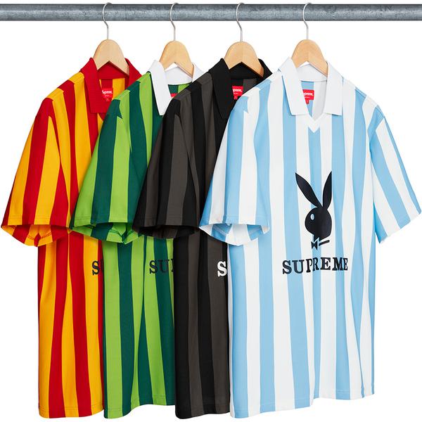 Details on Supreme Playboy© Soccer Jersey from spring summer 2018 (Price is $118)
