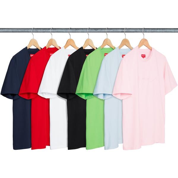 Supreme Tonal Embroidery Top released during spring summer 18 season
