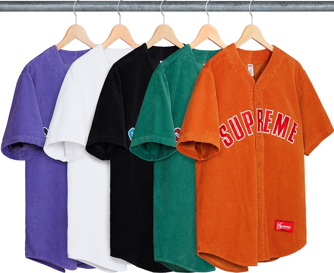 supreme corduroy jersey