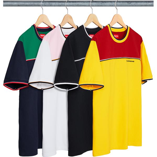 Supreme Contrast Yoke Pique Top releasing on Week 10 for spring summer 2018