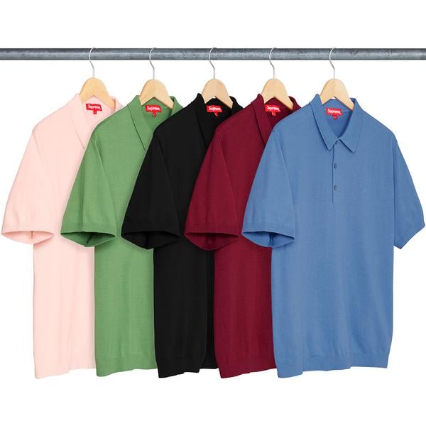 Supreme Knit Polo released during spring summer 18 season
