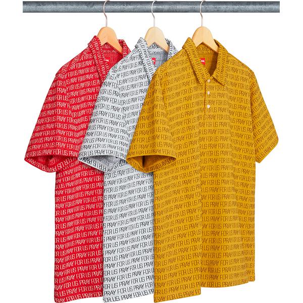 Supreme Pray For Us Jacquard Polo for spring summer 18 season