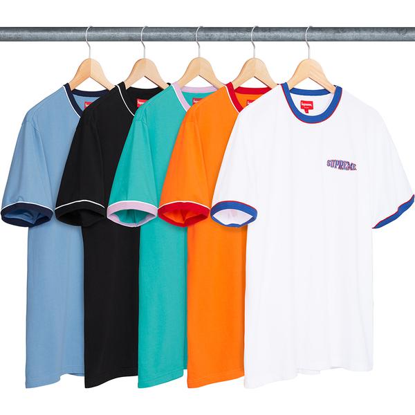 Supreme Piping Ringer Tee releasing on Week 4 for spring summer 2018