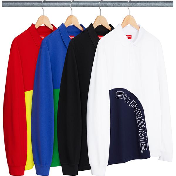 Supreme Corner Arc L S Polo for spring summer 18 season