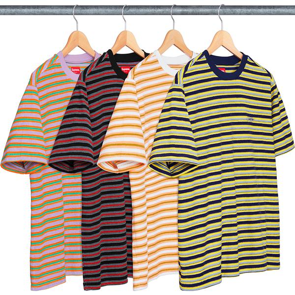 Details on Multi Stripe Terry Tee  from spring summer 2018 (Price is $88)