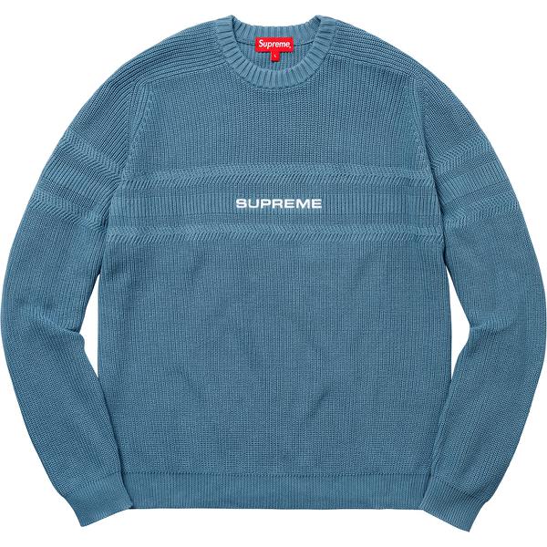 Chest Stripe Raglan Sweater - spring summer 2018 - Supreme