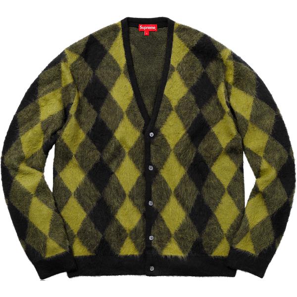 Details on Brushed Argyle Cardigan None from spring summer 2018 (Price is $158)