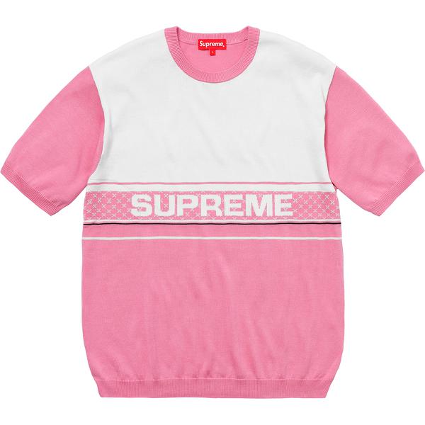 Details on Chest Logo S S Knit Top None from spring summer
                                                    2018 (Price is $118)