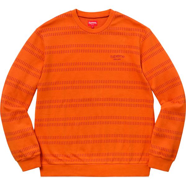 Details on Dash Stripe Crewneck None from spring summer
                                                    2018 (Price is $118)