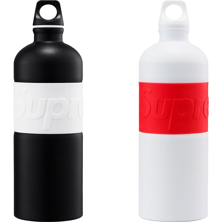 Details on Supreme SIGG™ CYD 1.0L Water Bottle from spring summer
                                            2019 (Price is $40)