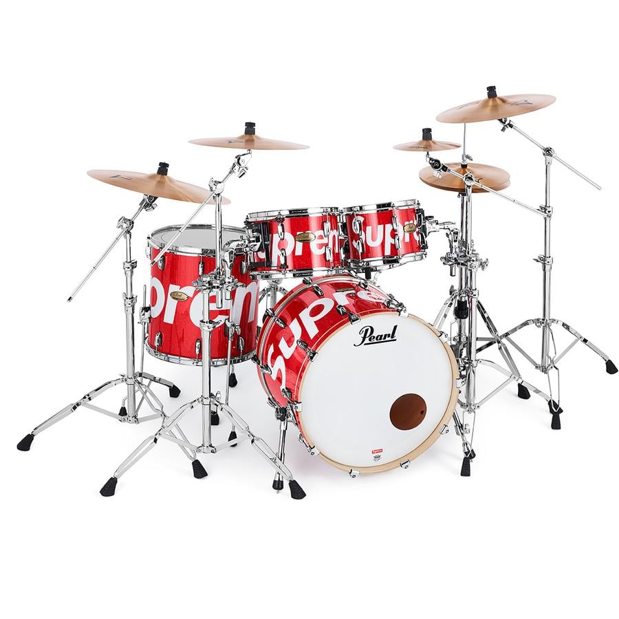 Supreme Supreme Pearl Session Studio Select Drum Set & Zildjian Cymbals released during spring summer 19 season