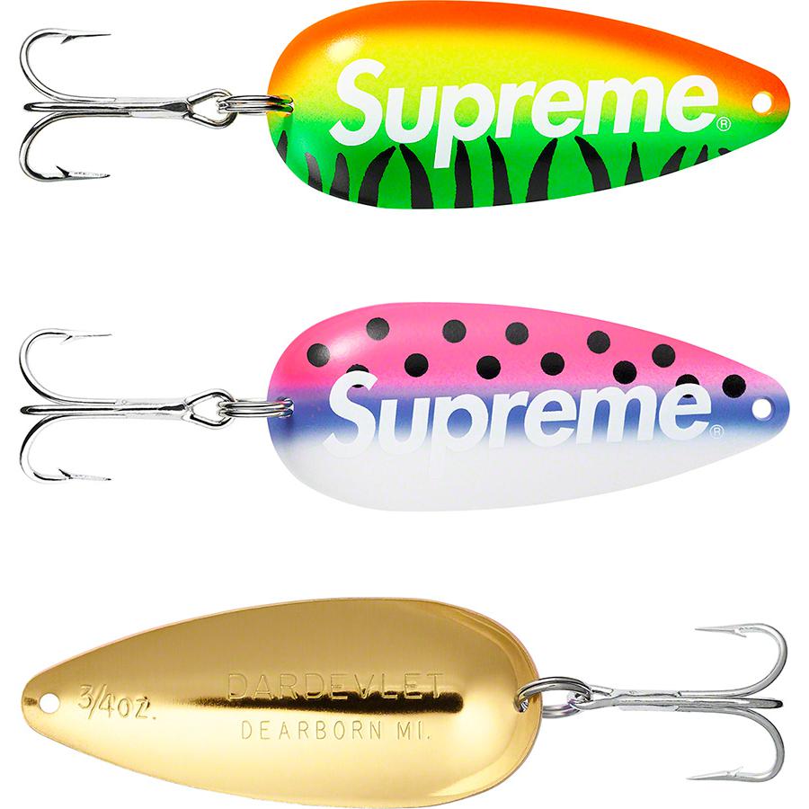 Details on Supreme Dardevle Lure  from spring summer 2019 (Price is $20)