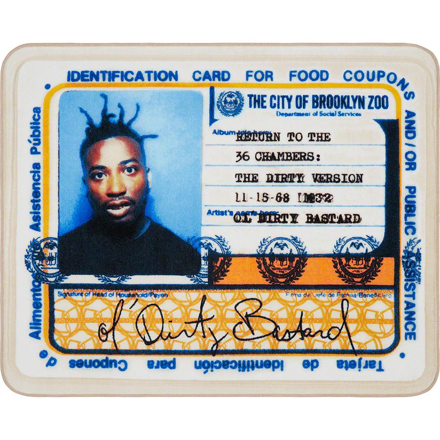 Details on Ol' Dirty Bastard Rug from spring summer
                                            2019 (Price is $268)