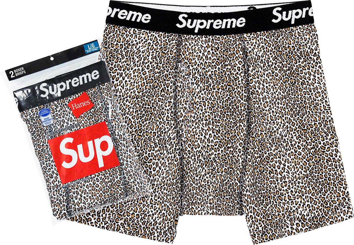 Hanes Leopard Boxer Briefs (2 Pack) - spring summer 2019 - Supreme