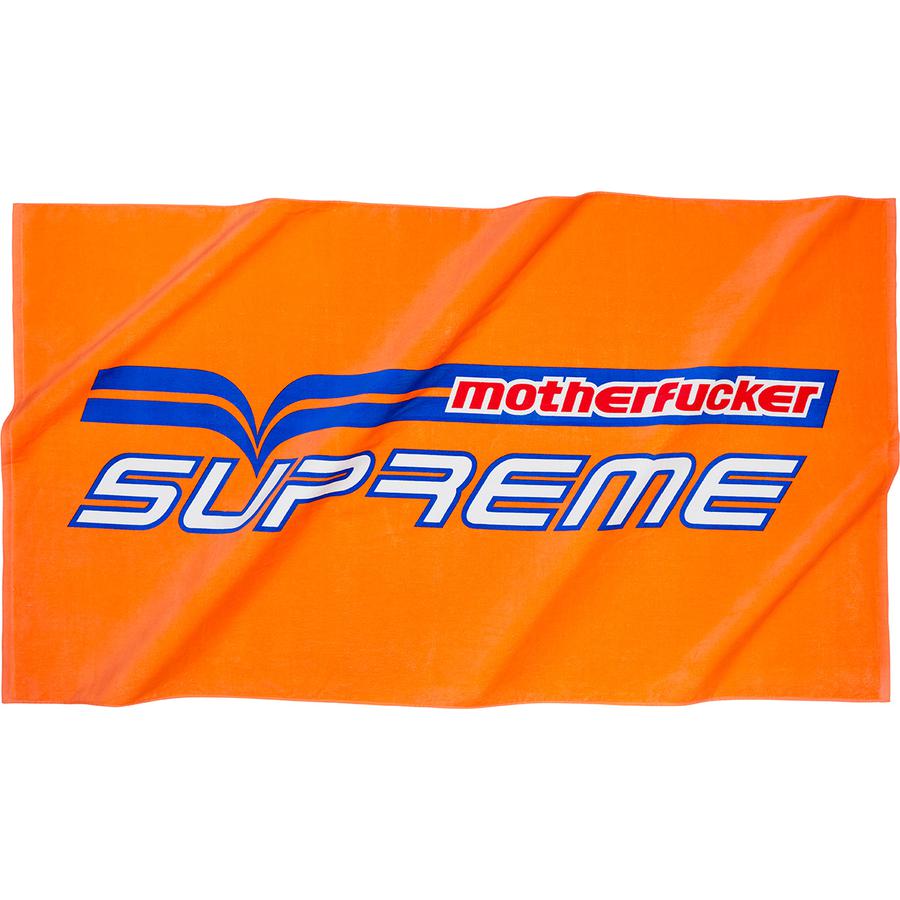 Supreme Motherfucker Towel released during spring summer 19 season