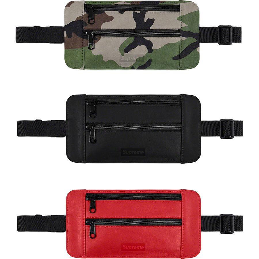 Supreme Leather Waist Shoulder Pouch for spring summer 19 season