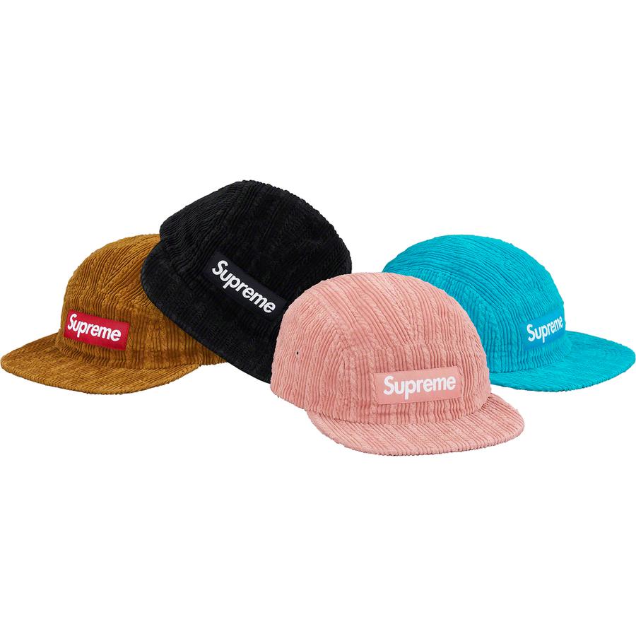 Supreme Rope Corduroy Camp Cap releasing on Week 3 for spring summer 2019