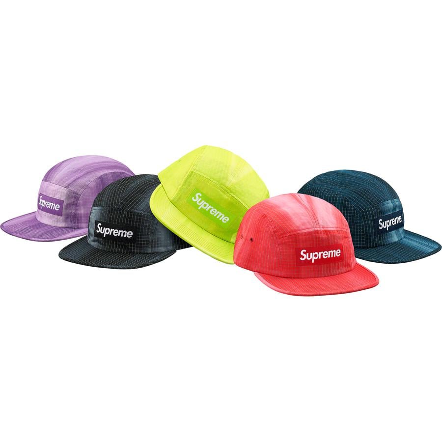 Details on Tie Dye Ripstop Camp Cap from spring summer 2019 (Price is $48)