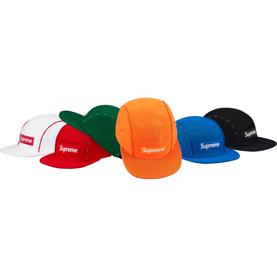 初回限定】 Supreme pique piping camp cap 2019ss