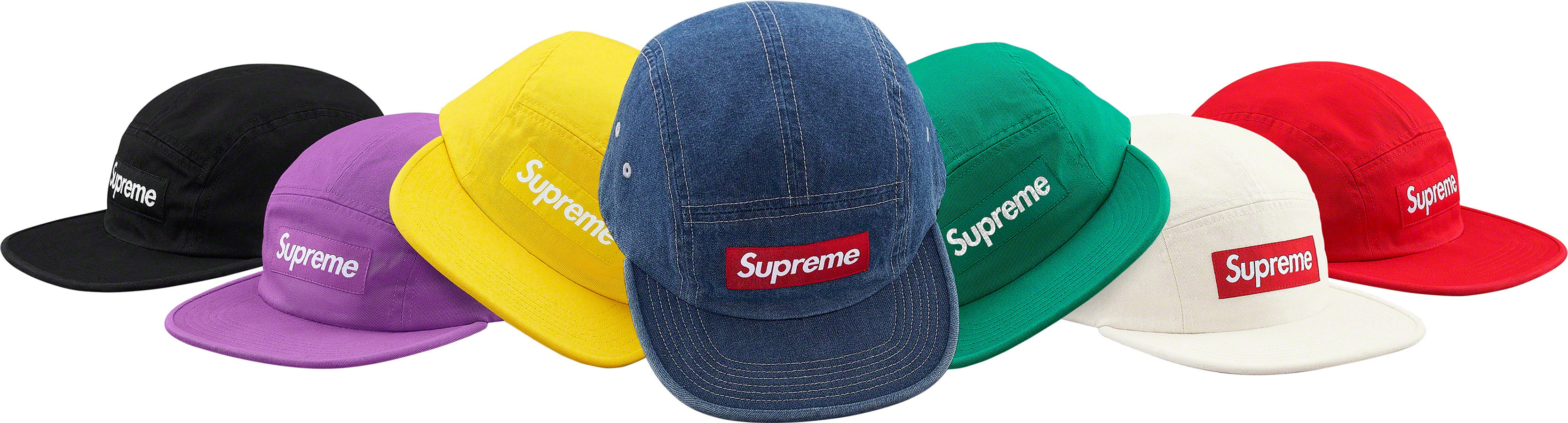 Washed Chino Twill Camp Cap - spring summer 2019 - Supreme