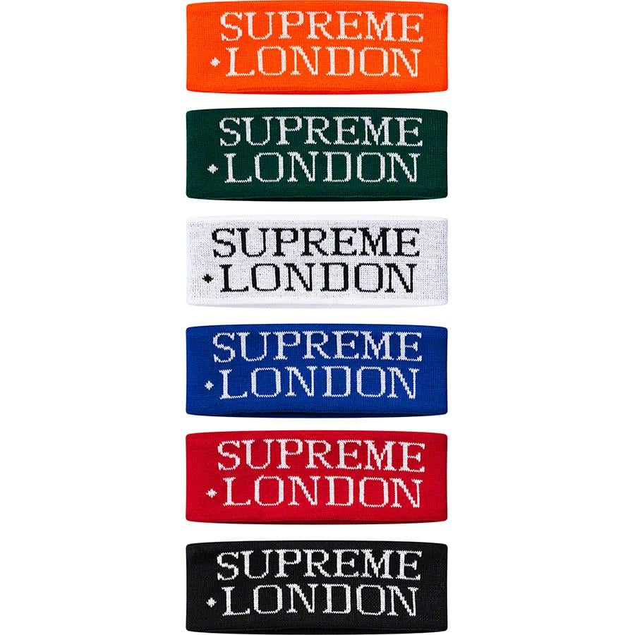 Supreme International Headband releasing on Week 14 for fall winter 2019