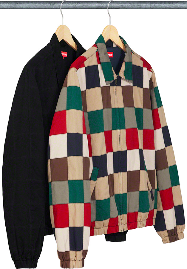 Patchwork Harrington Jacket - spring summer 2019 - Supreme