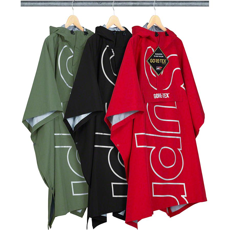 Supreme GORE-TEX Poncho released during spring summer 19 season