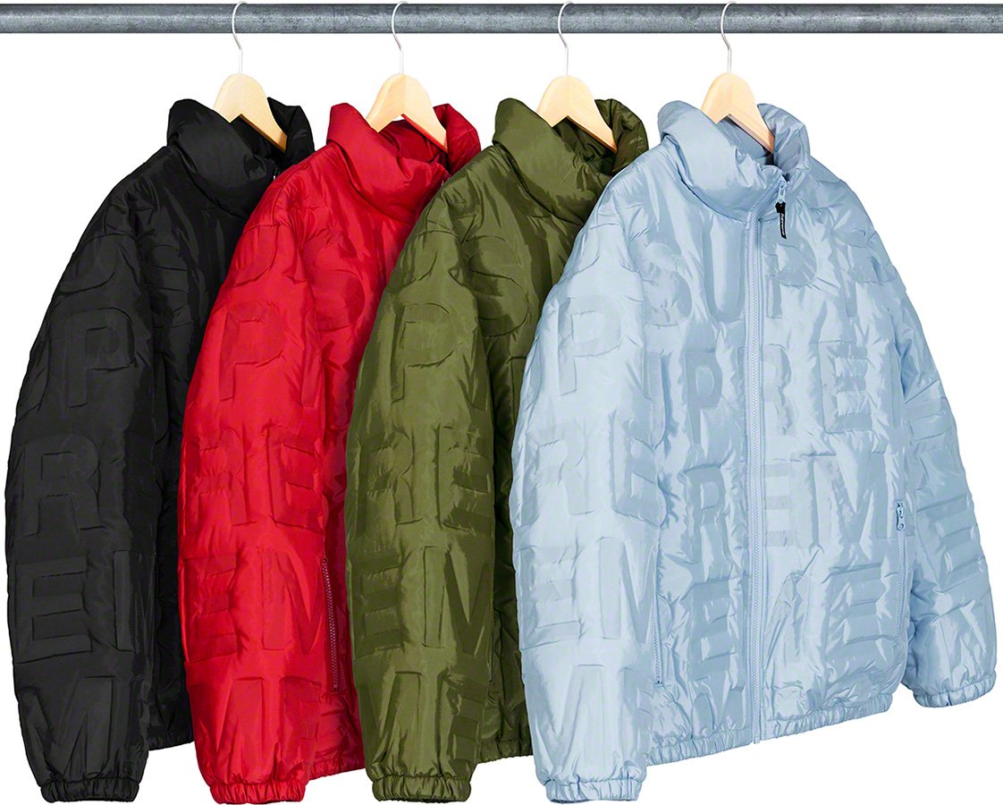 NEW国産】 Supreme - Supreme bonded logo puffy jacket 黒 Mの通販 by ...